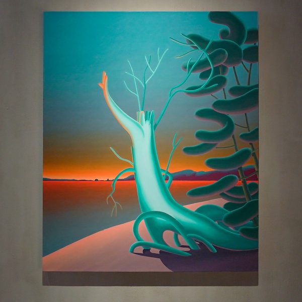 Madeleine Bialke - Wishbone - 122x102cm Olieverf op canvas