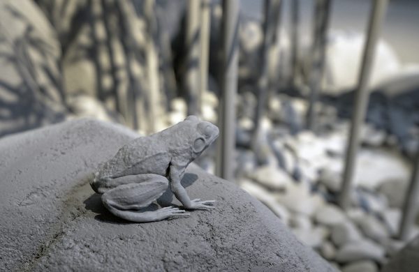 Hans Op de Beeck - Idyll - 220x195x295cm, Polyester, hout, staal, polyurethane, polyamide, piepschuim, beton en coating (detail)