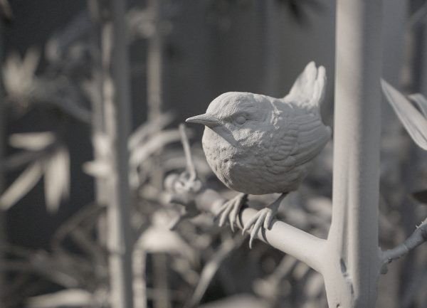 Hans Op de Beeck - Idyll - 220x195x295cm, Polyester, hout, staal, polyurethane, polyamide, piepschuim, beton en coating (detail)