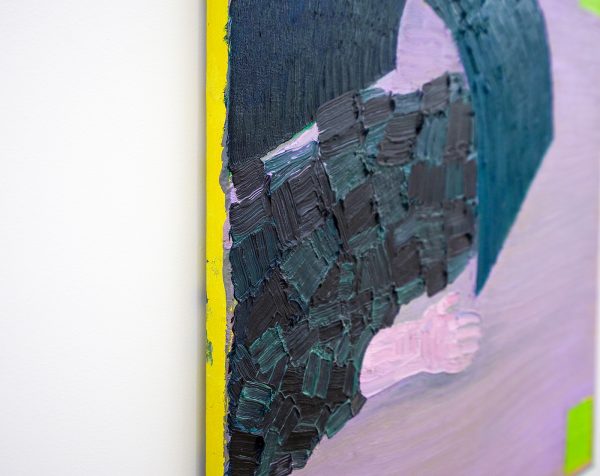 The van Bergen - De zwerver - 55x55cm, Olieverf op canvas (detail)