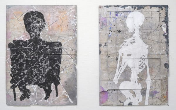 Allie van Altena - Antibodies - Houtskool, pastel en inkt op papier