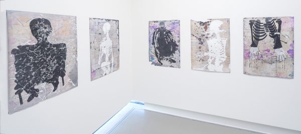 Allie van Altena - Antibodies - Houtskool, pastel en inkt op papier