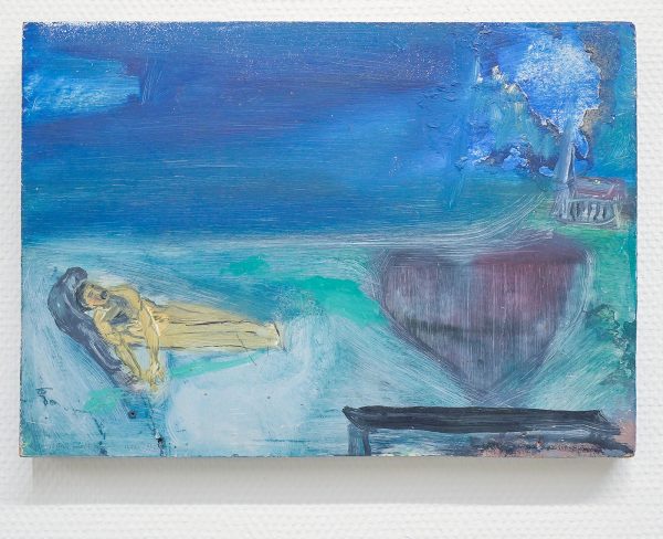 Fons Hoiting - Zonder Titel - Mixed media op paneel