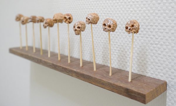 Johannes Steendam - Orang Kaya - 1621 - Fragment van installatie, nootmuskaat en hout