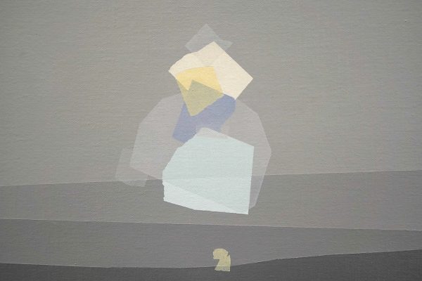 Kees Goudzwaard - Collage - 60x80cm, Olieverf op doek (detail)