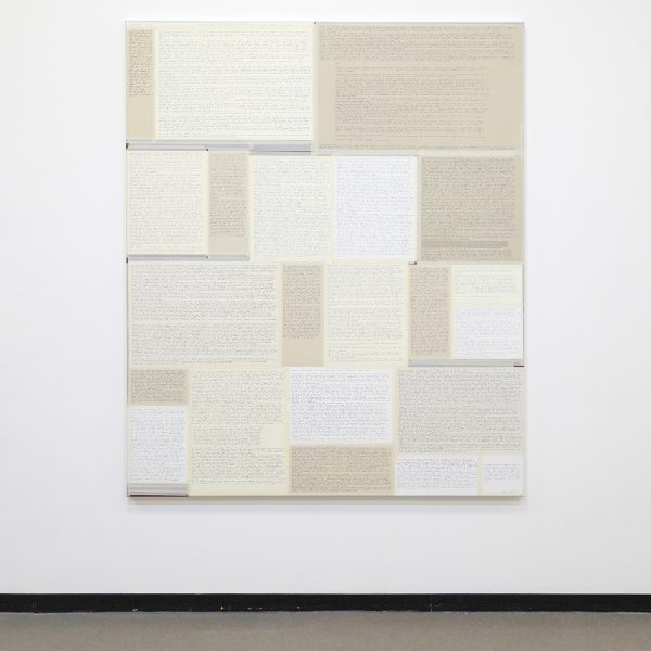 Kees Goudzwaard - Facsimile Rakelings Leven - 180x150cm, Olieverf en zeefdruk op doek