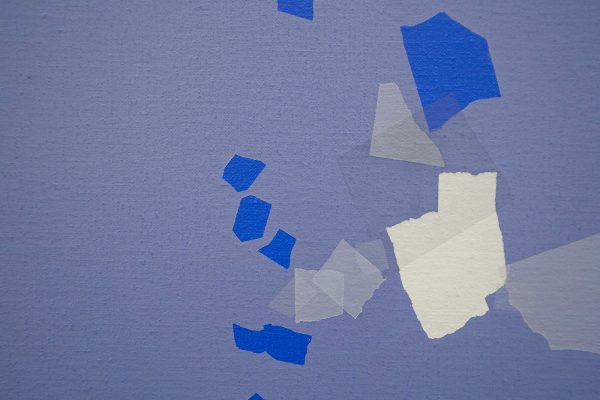 Kees Goudzwaard - Transparency with Holes - 150x120cm, Olieverf op doek (detail)