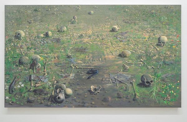 Olphaert den Otter - Aarde (uit de serie Elementen) - Ei-tempera op doek