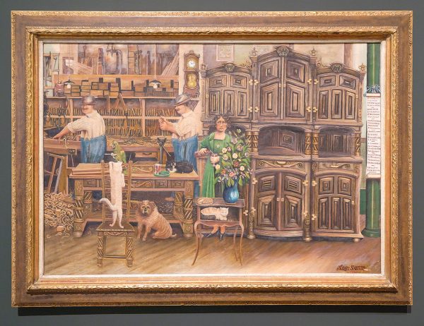 Aloys Sauter - De Buffetkast - Olieverf op doek, 1931