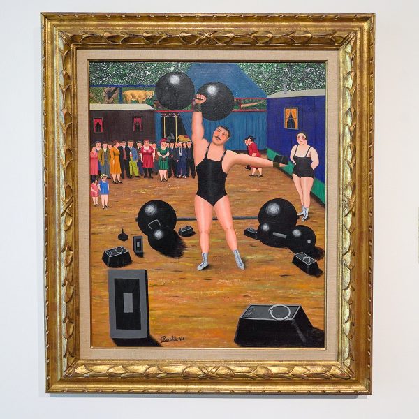 Camille Bombois - Bij het reizende circus - Olieverf op doek, 1928