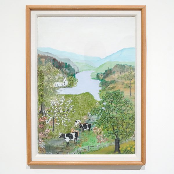 Grandma Moses - Shendoahvallei (18,61, nieuws over de slag) - Olieverf op tafellaken, voor 1938