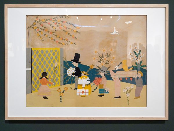 Miep Dehe - Appies verjaardag - Collage op papier, 1937