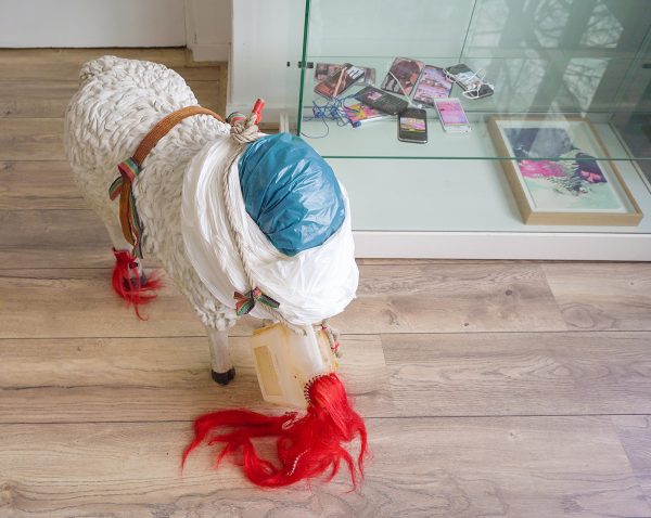 Niels Broszat - Grey Wolf - Mixed Media