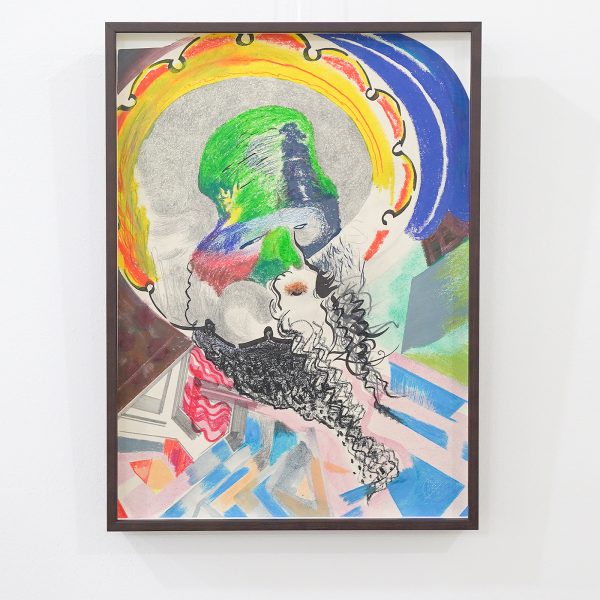 Niels Broszat - Icoon #032 - 41x30cm, Mixed media op papier