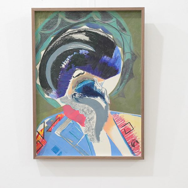 Niels Broszat - Icoon #033 - 41x30cm, Mixed media op papier