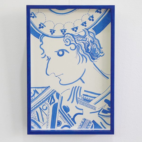 Niels Broszat - Icoon #039 - 30x20cm, Inkt op papier