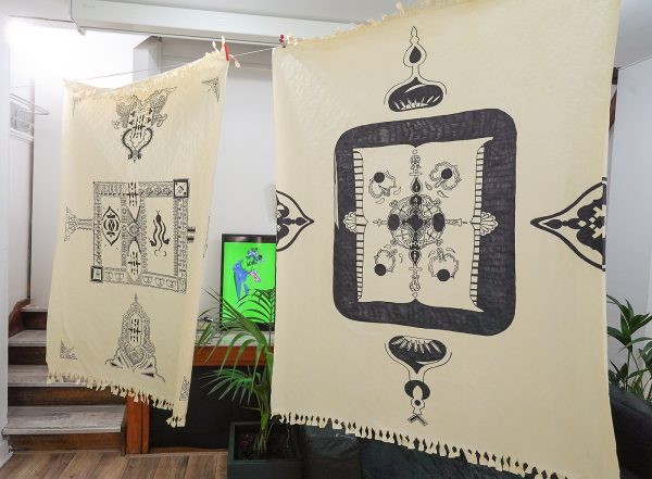 Niels Broszat - Wandkleden - Ontwerp op papier