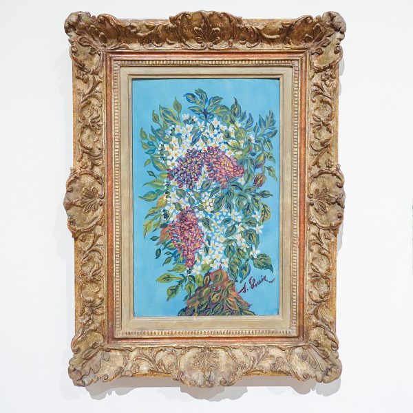 Seraphine Louis - Rode en witte seringen - Olieverf op Ripolin op paneel, circa 1925