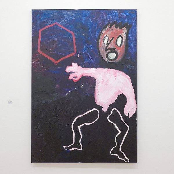 Maarten Ploeg - De Rode Ridder - Gemengde techniek op doek, 1982