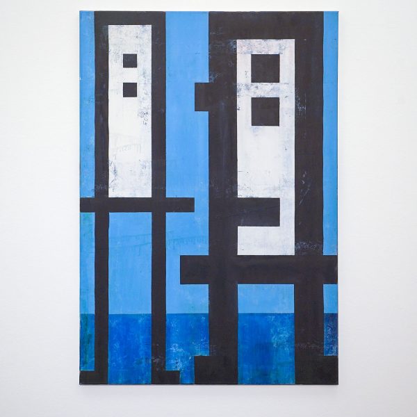 Maarten Ploeg - Dun & Dik - Olieverf op doek, 1995