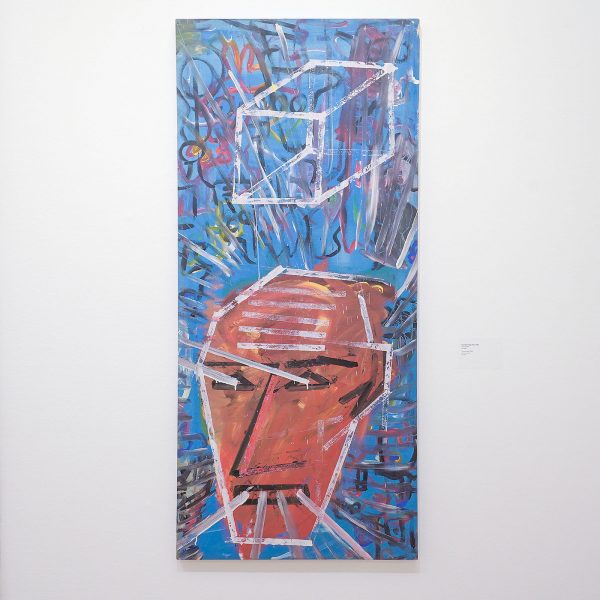 Maarten Ploeg - Krankzinnige Man - Acrylverf op doek, 1983