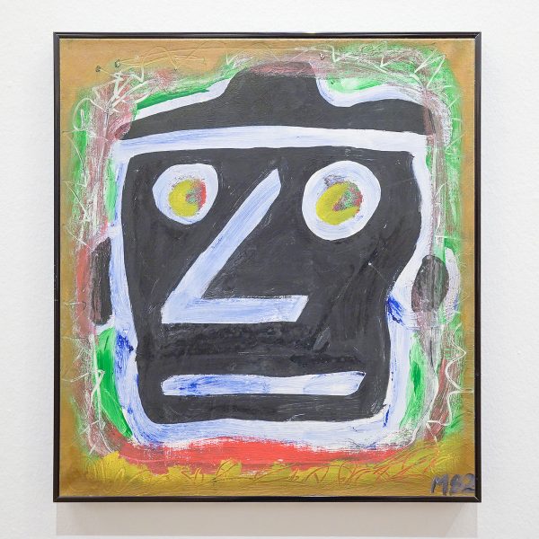 Maarten Ploeg - Masker - Gemengde techniek op doek, 1982