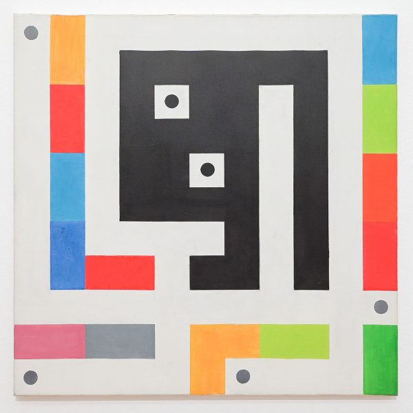 Maarten Ploeg - Piet, de onzichtbare cubist - Olieverf op doek, 1994