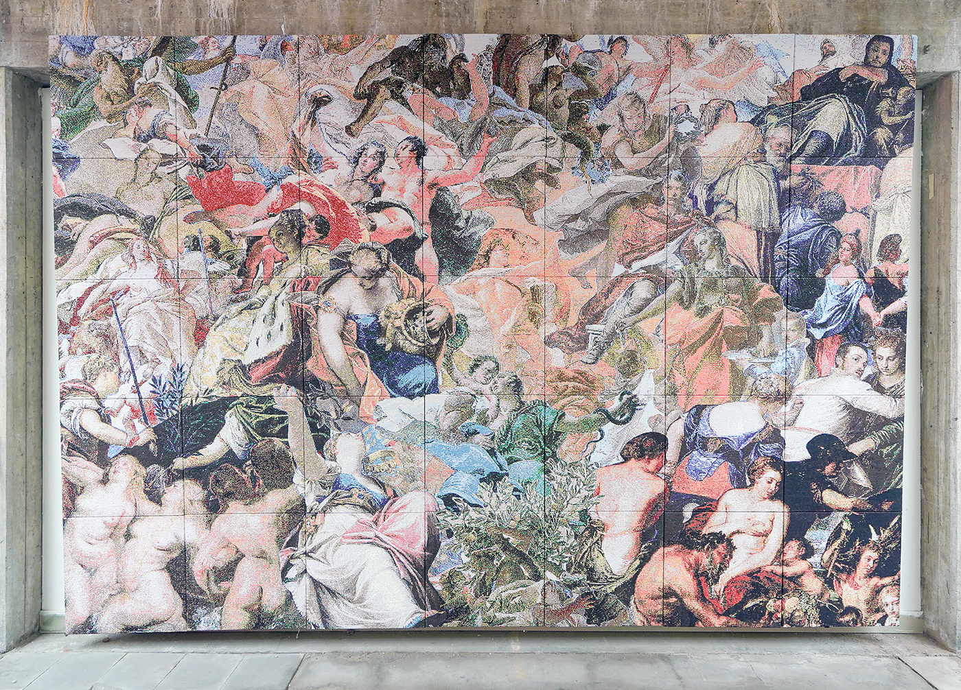 Barbara Broekman - Kwaad - 305x425cm, Jacquard dubbel geweven