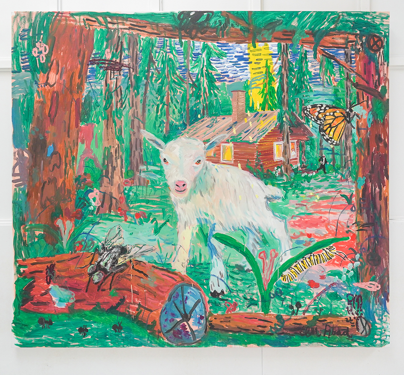 Cesc Abad - La Fugida - 200x160cm, Olieverf op canvas