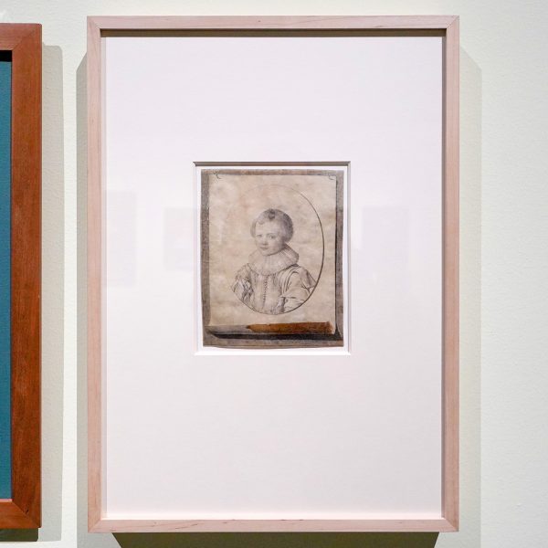 David Bailly - Portet van een jongen - Pen in bruine inkt op vellum, 1626