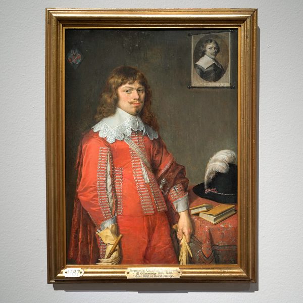 David Bailly - Portret van Christian Rosenkrantz - Olieverf op paneel, 1641