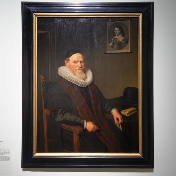 David Bailly - Portret van Michel Gerard - Olieverf op paneel, 1642