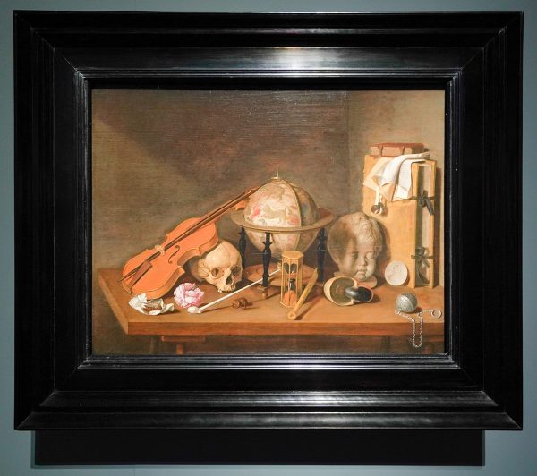 David Bailly - Stilleven met Viool - Olieverf op paneel, circa 1645-1650