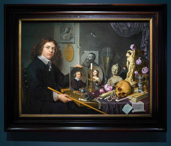 David Bailly - Vanitasstilleven met portret van een jonge schilder - Olieverf op paneel, 1651