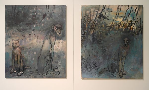 Hannah van Bart - Die Nacht Redet & Dark Reflections (Nacht und Traume) - Olieverf op doek, 2018-2019