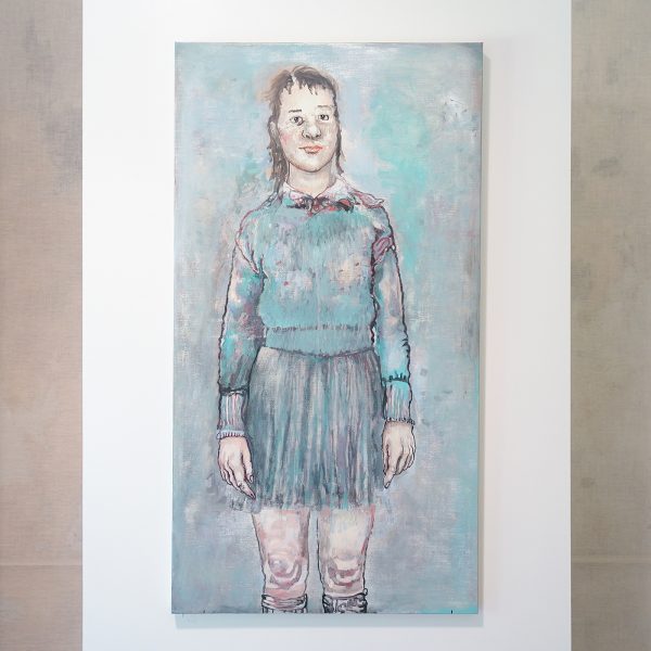 Hannah van Bart - Girl Standing - Olieverf op doek, 2014