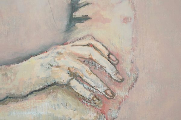 Hannah van Bart - Her unshakable conviction to say no to the proposal stirred her from anxious slumber - Olieverf op doek, 2015 (detail)