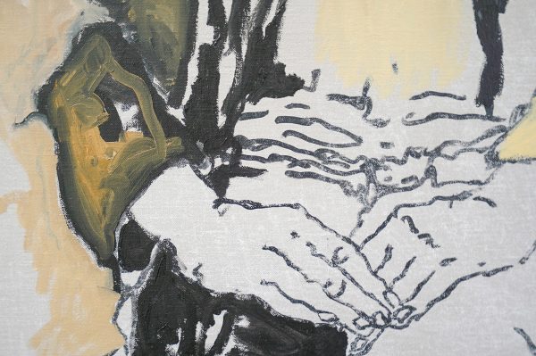 Hannah van Bart - Zonder Titel - Olieverf op doek, 2019 (detail)