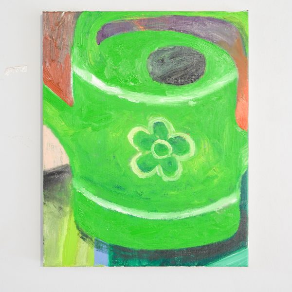 Danielle Hoogendoorn - Gieter - 40x50cm, Olieverf en acrylverf, oliesticks op linnen