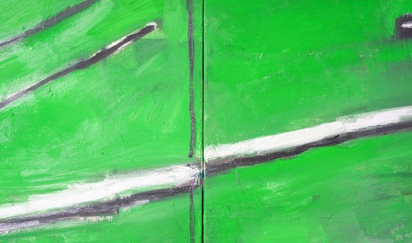 Danielle Hoogendoorn - Volvo - 190x145cm & Volvo (tweeluik) - 170x300cm, Olieverf, acrylverf en oliesticks op linnen (detail)