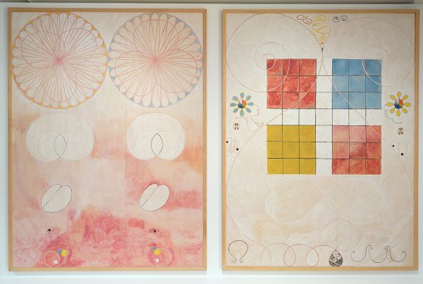 Hilma af Klint - De Tien Grootste, Groep IV nr 9 Ouderdom & nr 10 Ouderdom - Tempera op papier bevestigd op doek, 1907