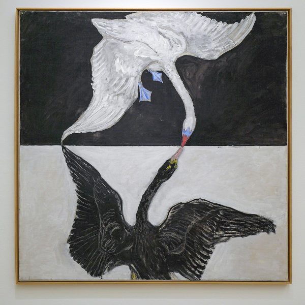 Hilma af Klint - De Zwaan, serie SUW, UW, groep IX, Deel I, nr 1, 8 & 10 - Olieverf op doek, 1914-1915