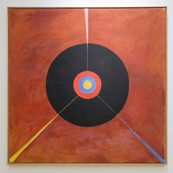 Hilma af Klint - De Zwaan, serie SUW, UW, groep IX, Deel I, nr 18 - Olieverf op doek, 1915