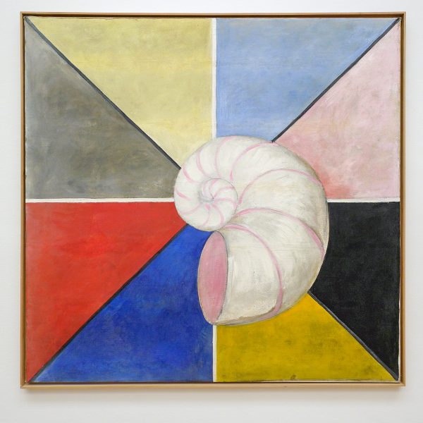 Hilma af Klint - De Zwaan, serie SUW, UW, groep IX, Deel I, nr 19 - Olieverf op doek, 1914-1915