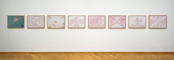 Hilma af Klint - De erosserie, serie WU, de Roos, Groep II nrs 1-8 - Olieverf op doek, 1907