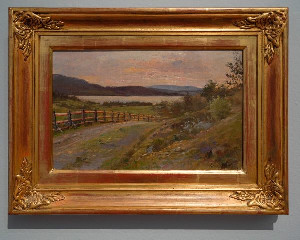 Hilma af Klint - Gezicht op een meer - Olieverf op doek, onbekend jaartal