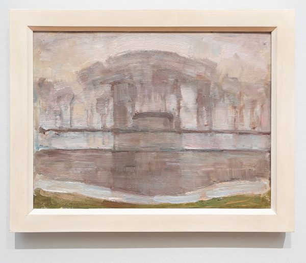 Piet Mondriaan - Boerderij Geinrust in de nevel - Olieverf op doek, 1906-1907