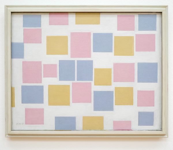 Piet Mondriaan - Compositie No 3 met kleurvlakjes - Olieverf op doek, 1917