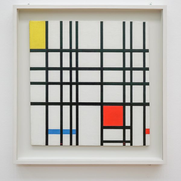Piet Mondriaan - Compositie met geel, blauw en rood - Olieverf op doek, 1937-1942
