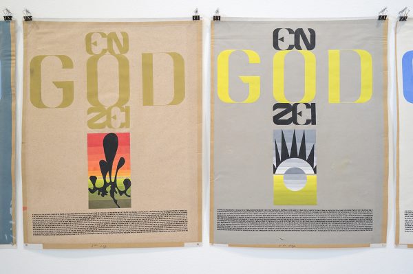 Onbekende maker - En God Zei, dag 1 - 6 - Gouache op papier (detail)